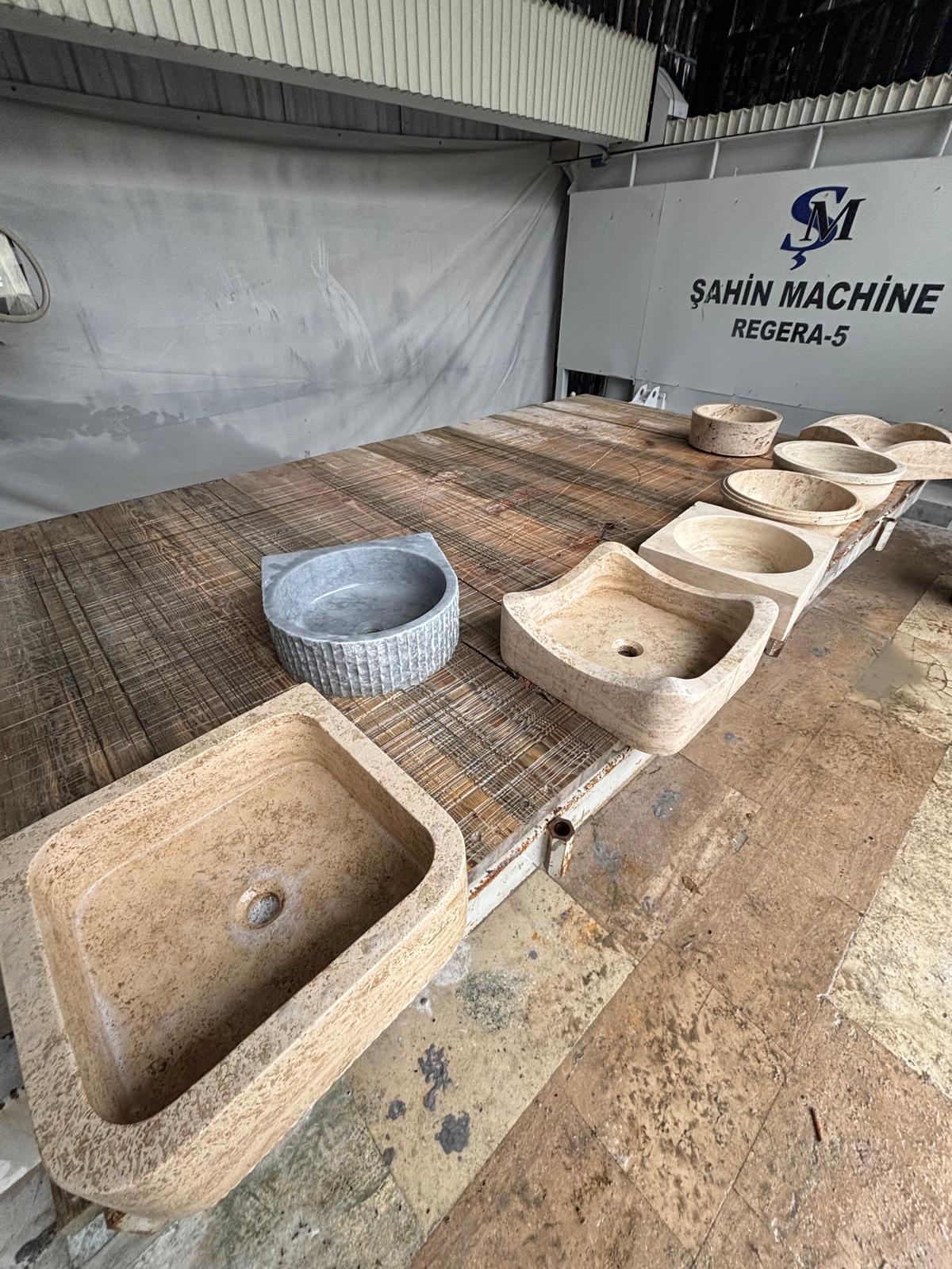Traverten lavabo çeşitleri